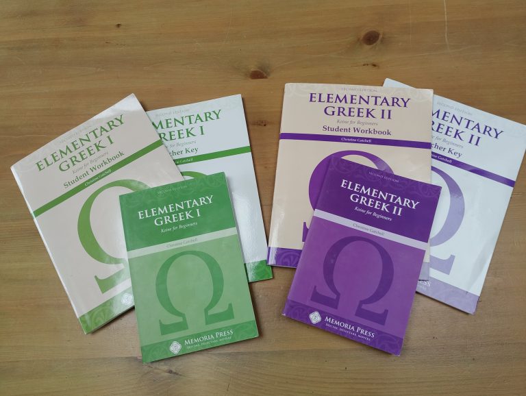 Memoria Press Elementary Greek: a review